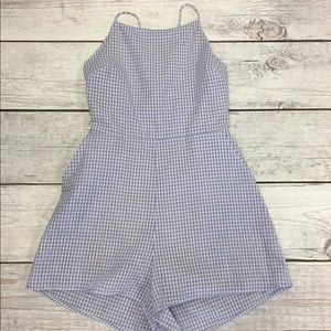 Plaid romper